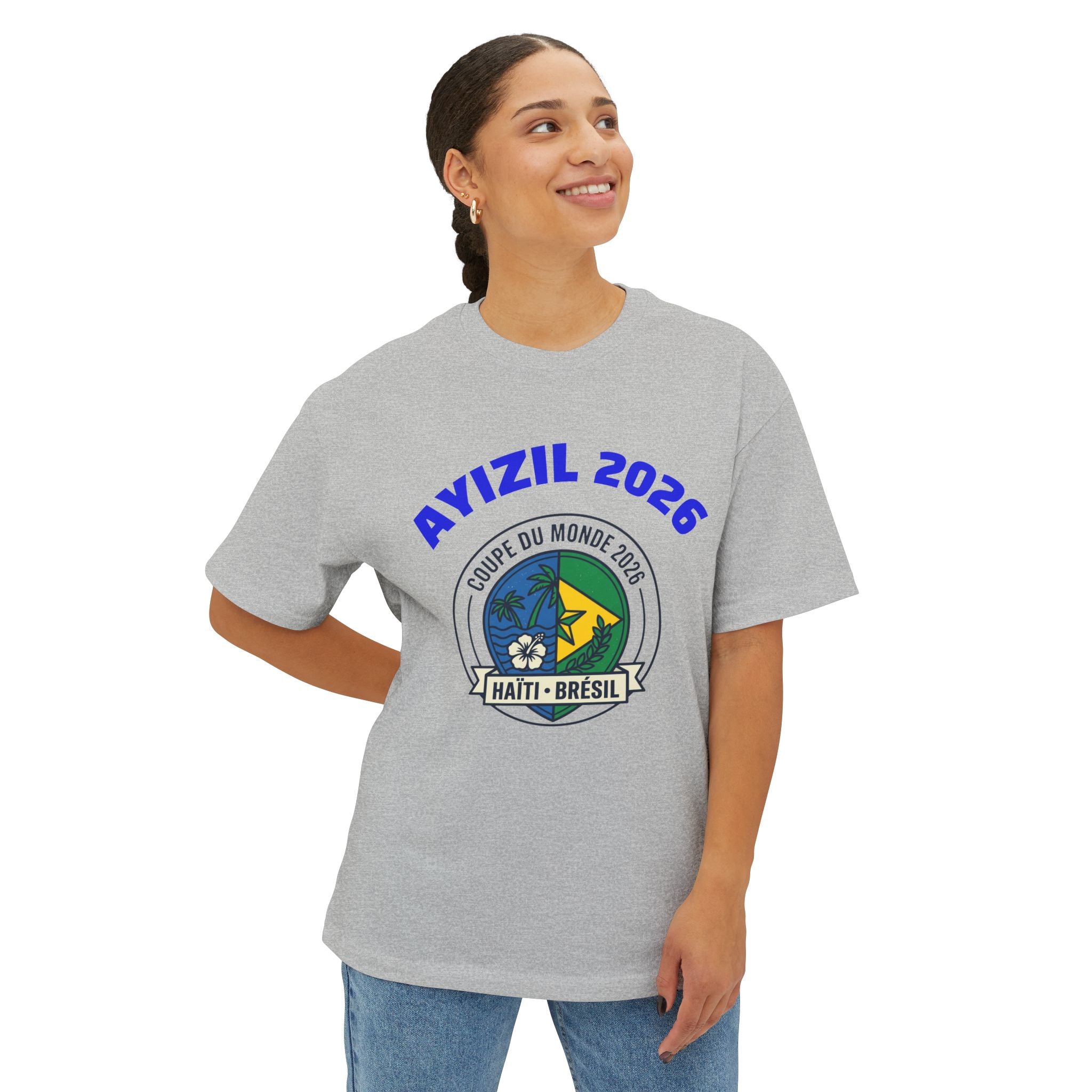 Avizil 2026 Soccer Tee — Coupe du 2026 Brazil Badge T‑Shirt