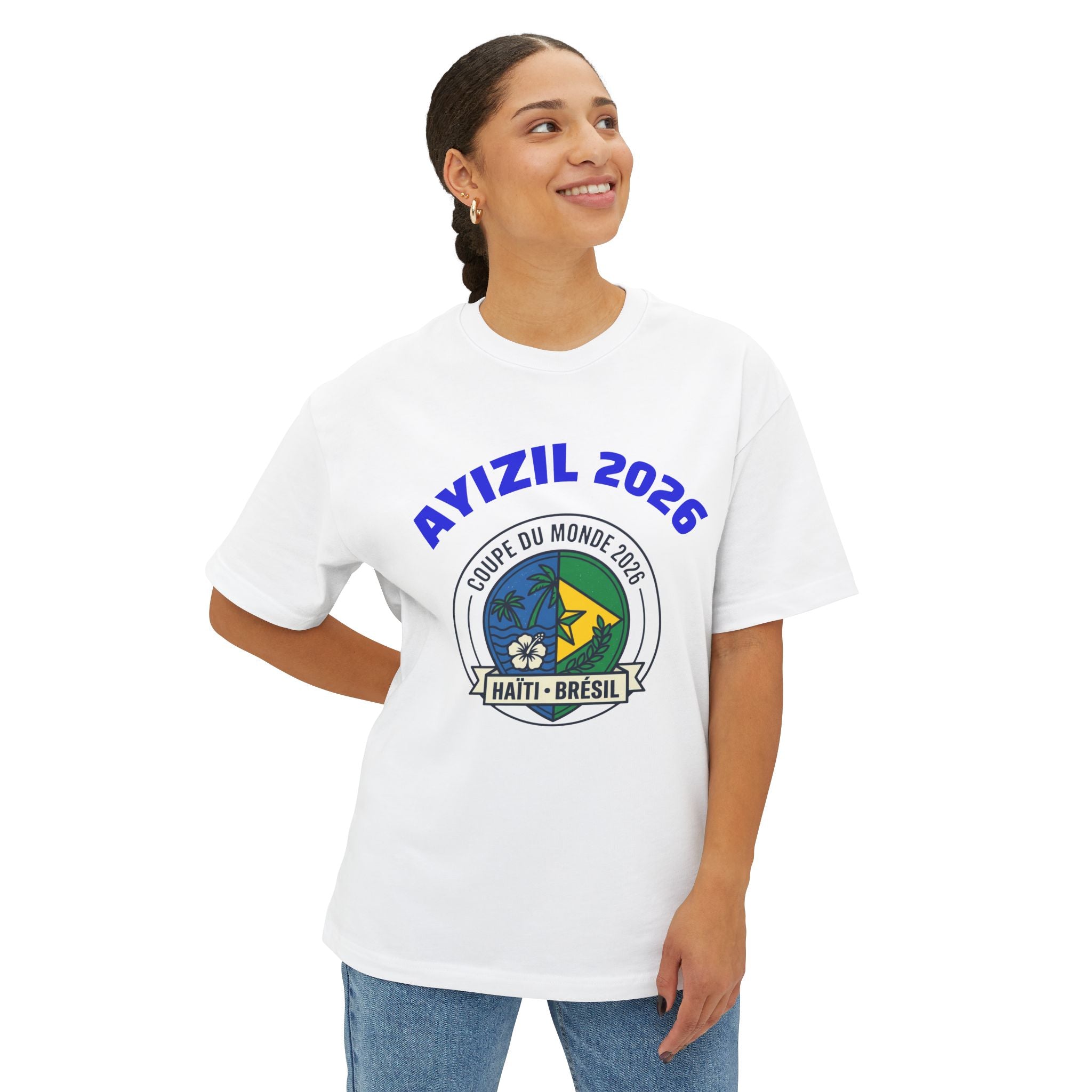 Avizil 2026 Soccer Tee — Coupe du 2026 Brazil Badge T‑Shirt