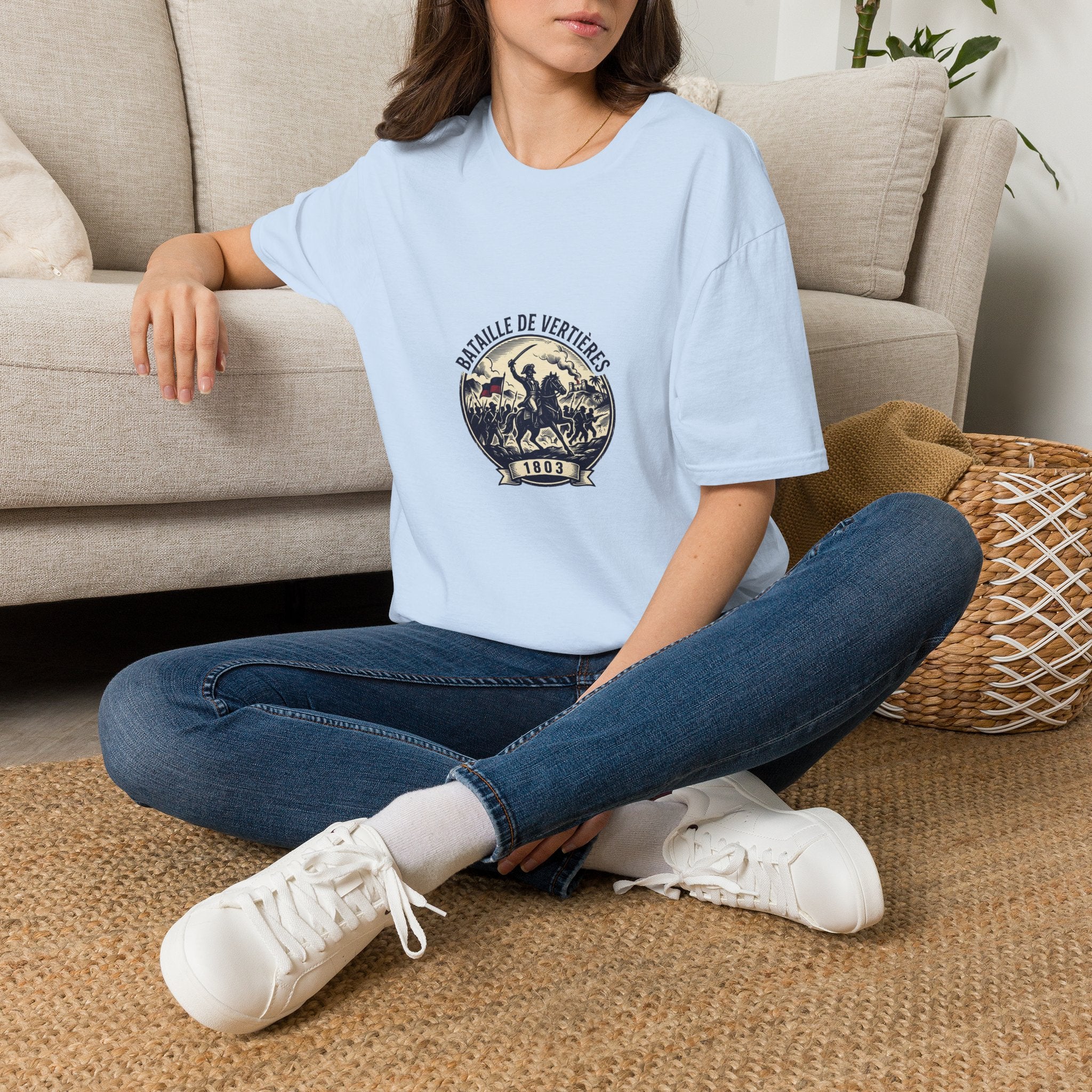 T-Shirt — Bataille de Vertières Vintage Haitian Revolution Graphic Tee