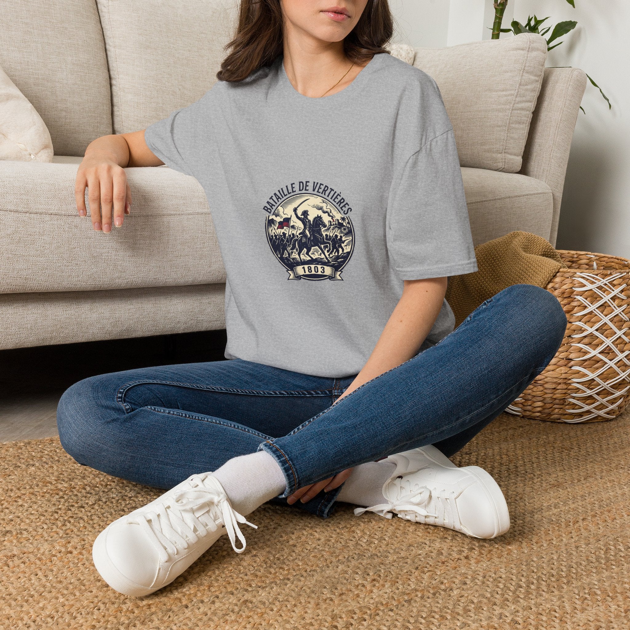 T-Shirt — Bataille de Vertières Vintage Haitian Revolution Graphic Tee