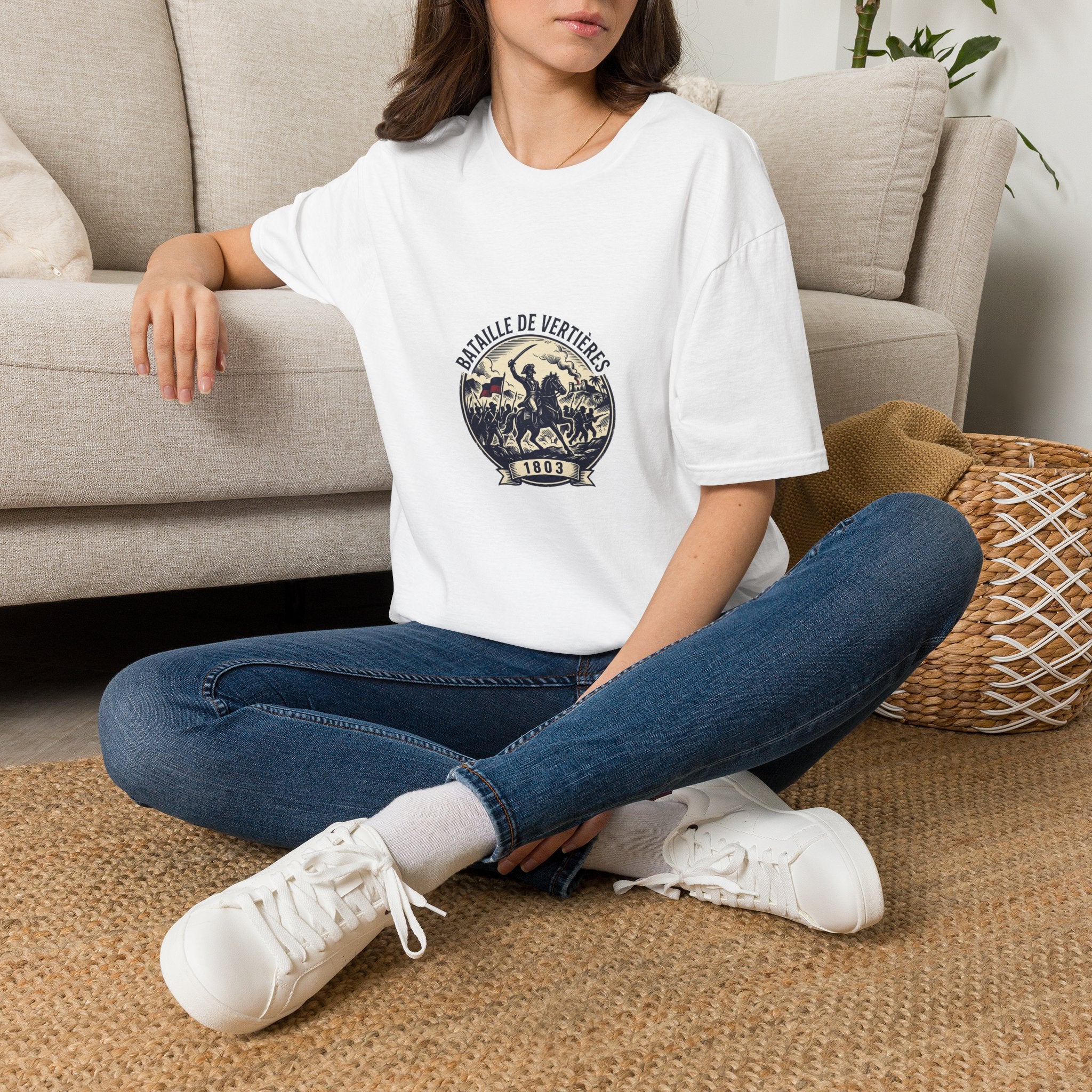 T-Shirt — Bataille de Vertières Vintage Haitian Revolution Graphic Tee