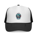Haiti Soccer Crest Trucker Cap