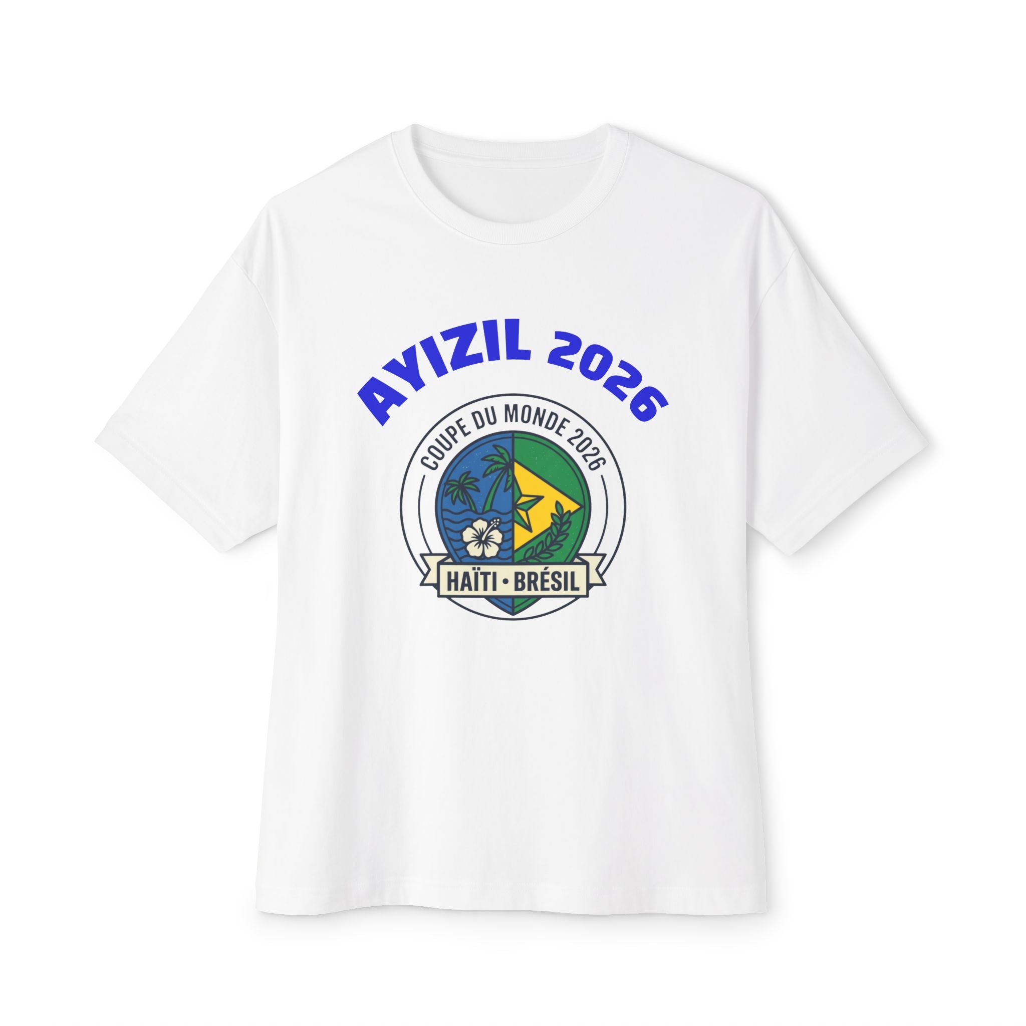 Avizil 2026 Soccer Tee — Coupe du 2026 Brazil Badge T‑Shirt