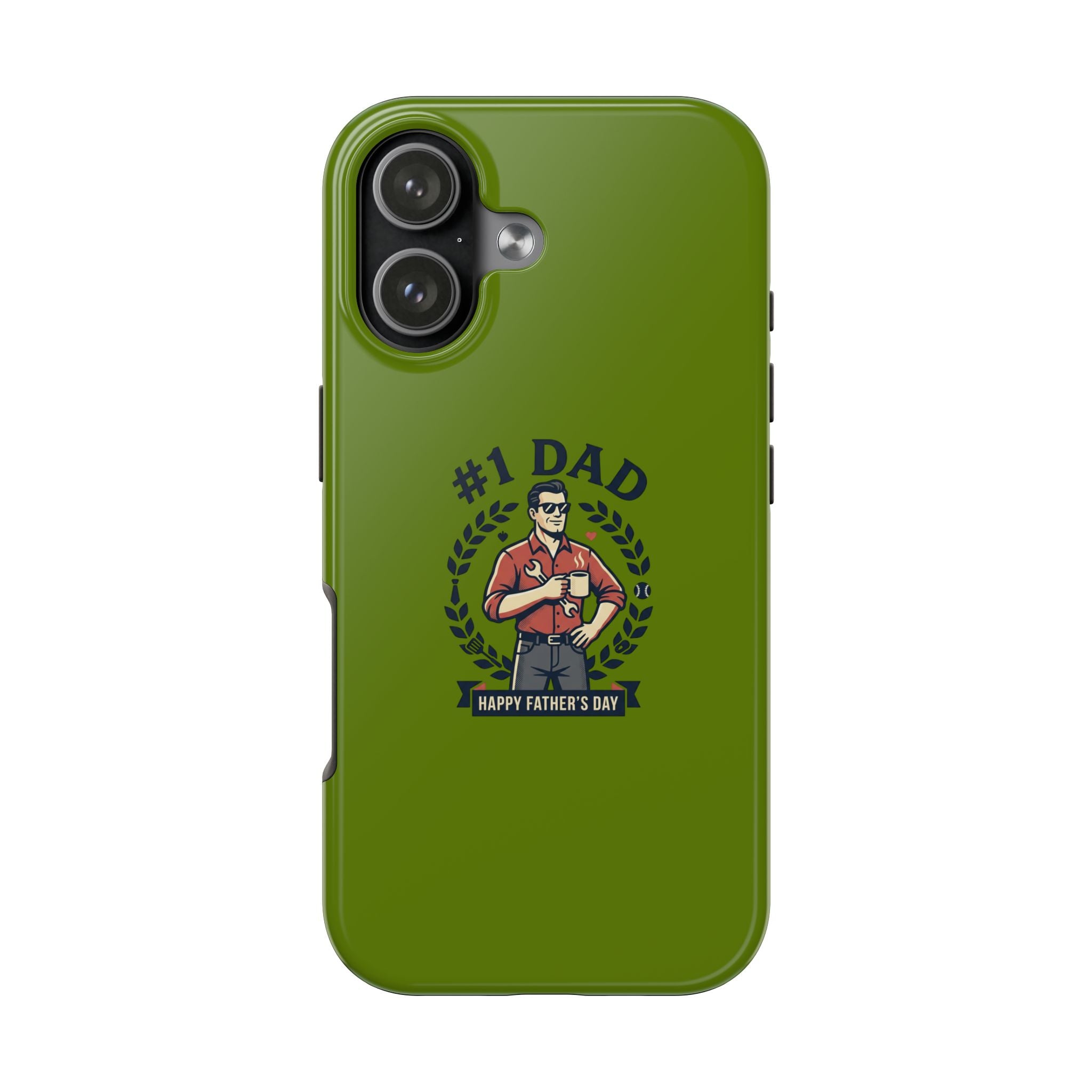 #1 Dad Tough Phone Case – "Happy Father's Day" Protective Phone Cover