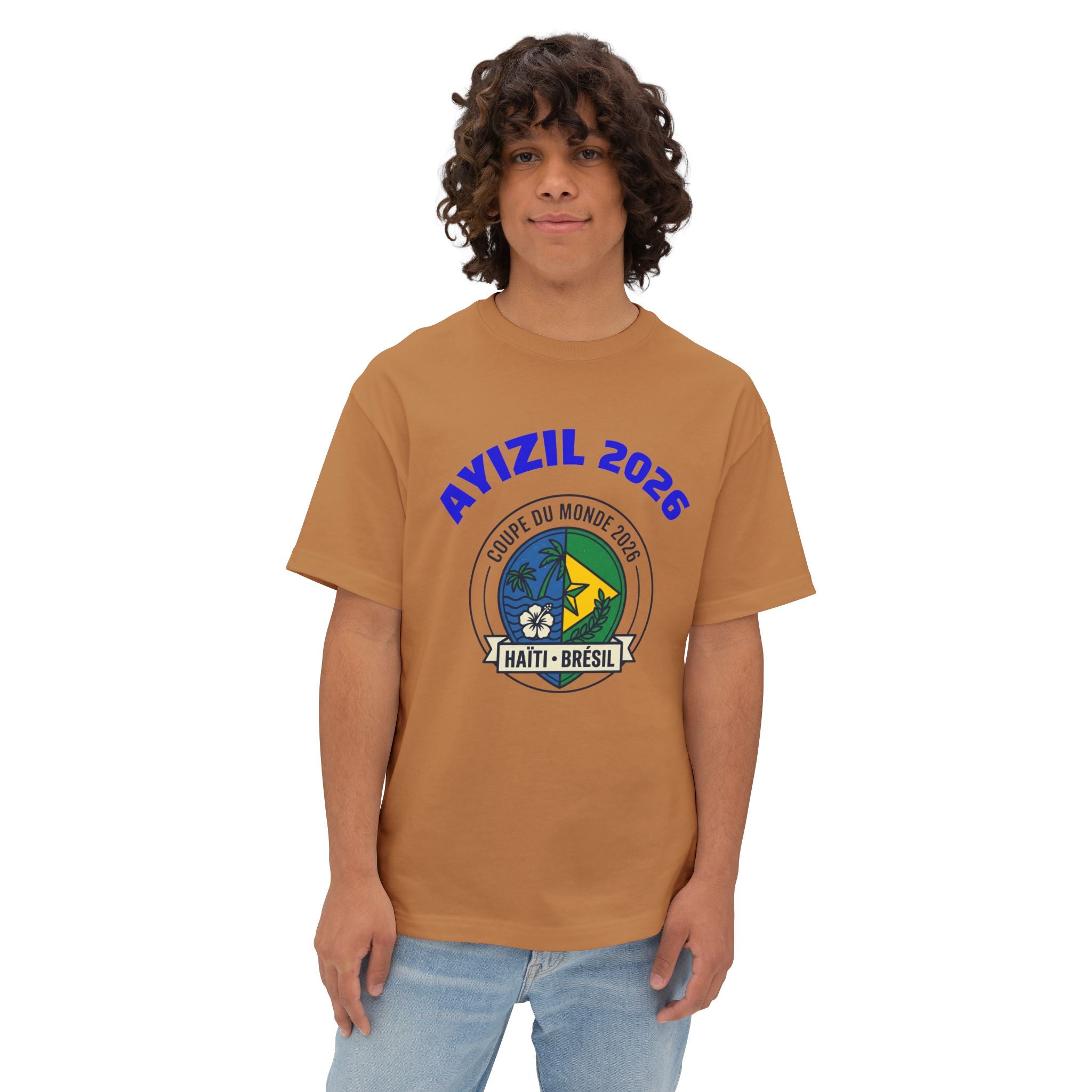 Avizil 2026 Soccer Tee — Coupe du 2026 Brazil Badge T‑Shirt