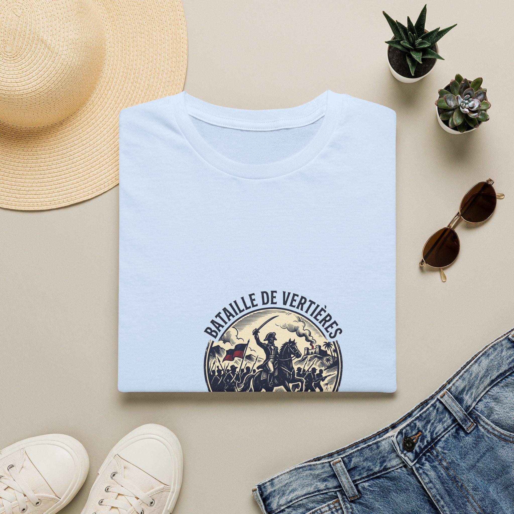 T-Shirt — Bataille de Vertières Vintage Haitian Revolution Graphic Tee