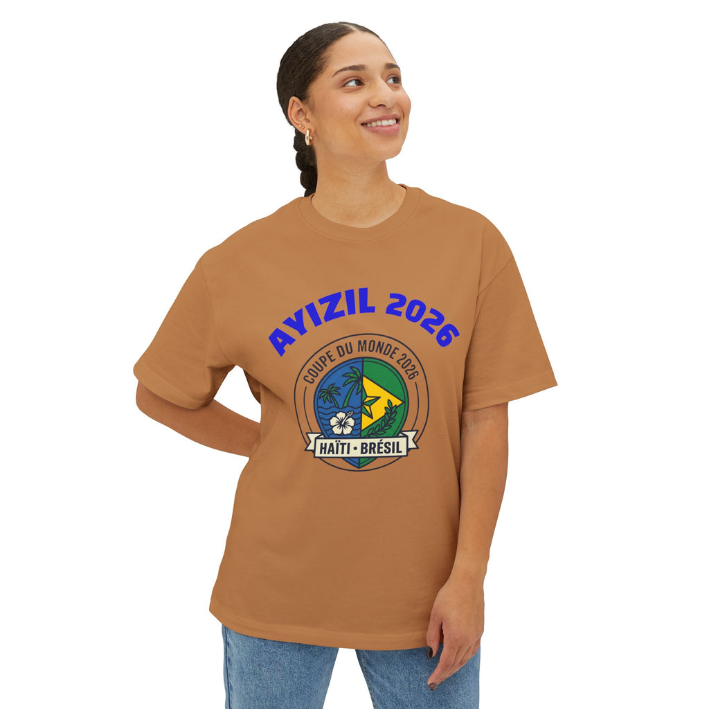 Avizil 2026 Soccer Tee — Coupe du 2026 Brazil Badge T‑Shirt