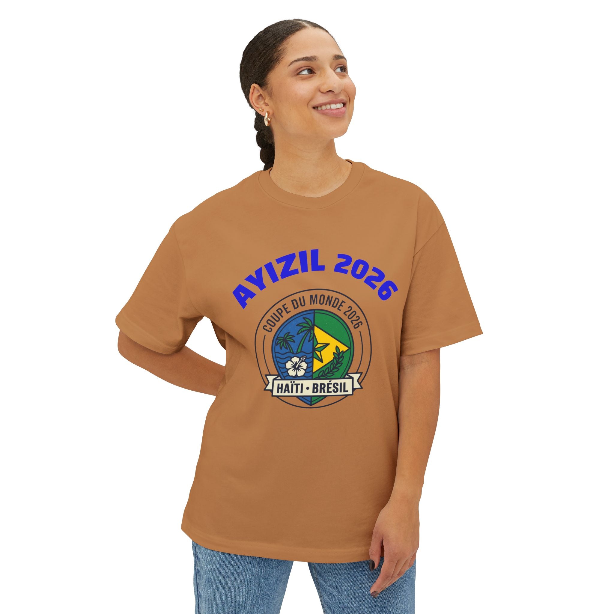 Avizil 2026 Soccer Tee — Coupe du 2026 Brazil Badge T‑Shirt