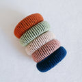 Striped Daily Hair Ties Set Of 5