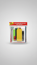 Pack fournitures scolaires multi-articles colorés